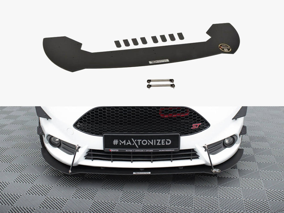 Maxton Design Front Racing Splitter V.1 Fiesta ST Mk7 Facelift