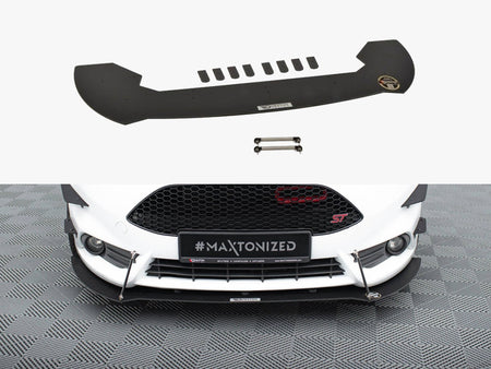 Maxton Design Front Racing Splitter V.1 Fiesta ST Mk7 Facelift - FO-FI-7F-ST-CNC-FD1A - Image 1
