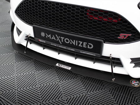 Maxton Design Front Racing Splitter V.2 Fiesta ST Mk7 Facelift - FO-FI-7F-ST-CNC-FD2A - Image 4