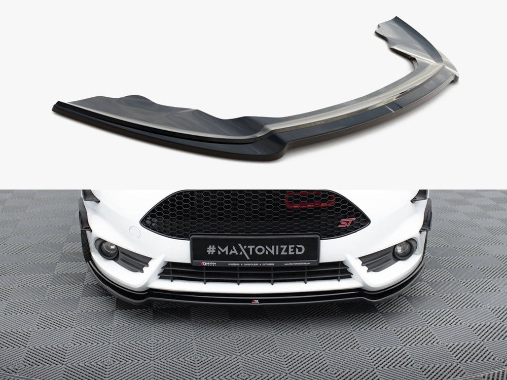 Maxton Design Front Splitter V.3 Fiesta Mk7 ST Facelift - FO-FI-7F-ST-FD3G - Image 1
