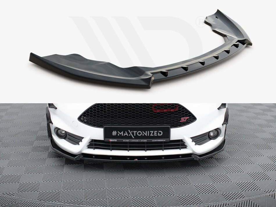 MAXTON DESIGN Front Splitter V.4 Ford Fiesta ST Mk7 Facelift