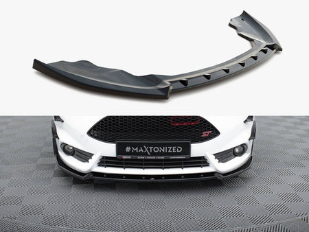 Maxton Design Front Splitter V.4 Ford Fiesta ST Mk7 Facelift - FO-FI-7F-ST-FD4G - Image 1