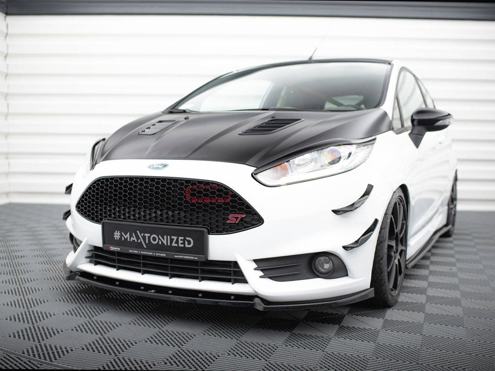 Maxton Design Front Splitter V.4 Ford Fiesta ST Mk7 Facelift - FO-FI-7F-ST-FD4G - Image 2
