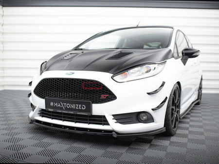 Maxton Design Front Splitter V.4 Ford Fiesta ST Mk7 Facelift - FO-FI-7F-ST-FD4G - Image 2