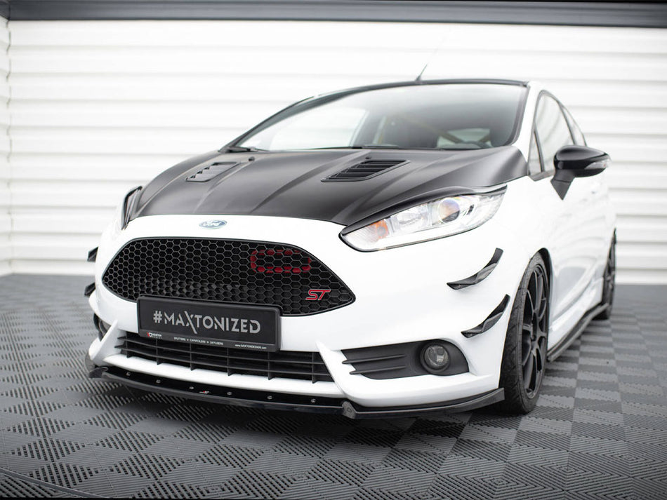 Maxton Design Front Splitter V.4 Ford Fiesta ST Mk7 Facelift - FO-FI-7F-ST-FD4G - Image 2