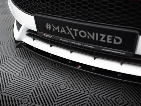 Maxton Design Front Splitter V.4 Ford Fiesta ST Mk7 Facelift - FO-FI-7F-ST-FD4G - Image 4