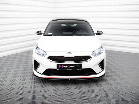 Maxton Design Street PRO Front Splitter Kia Ceed GT Mk3 / Proceed Mk1 - KICE3GTCNC-FD1B - Image 3