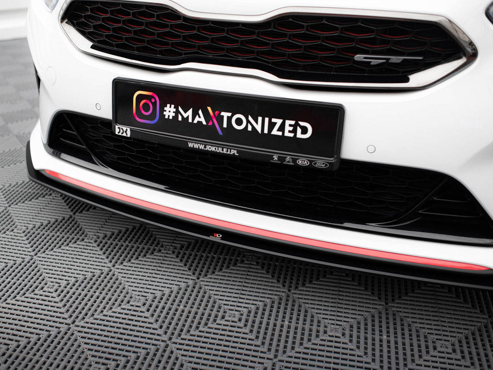 Maxton Design Street PRO Front Splitter Kia Ceed GT Mk3 / Proceed Mk1 - KICE3GTCNC-FD1B - Image 4