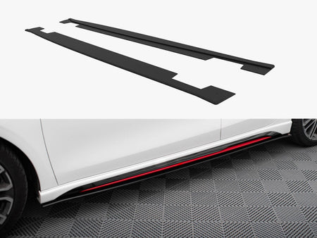 Maxton Design Street PRO Side Skirts Diffusers Kia Ceed GT Mk3 / Proceed Mk1 - KICE3GTCNC-SD1B - Image 1