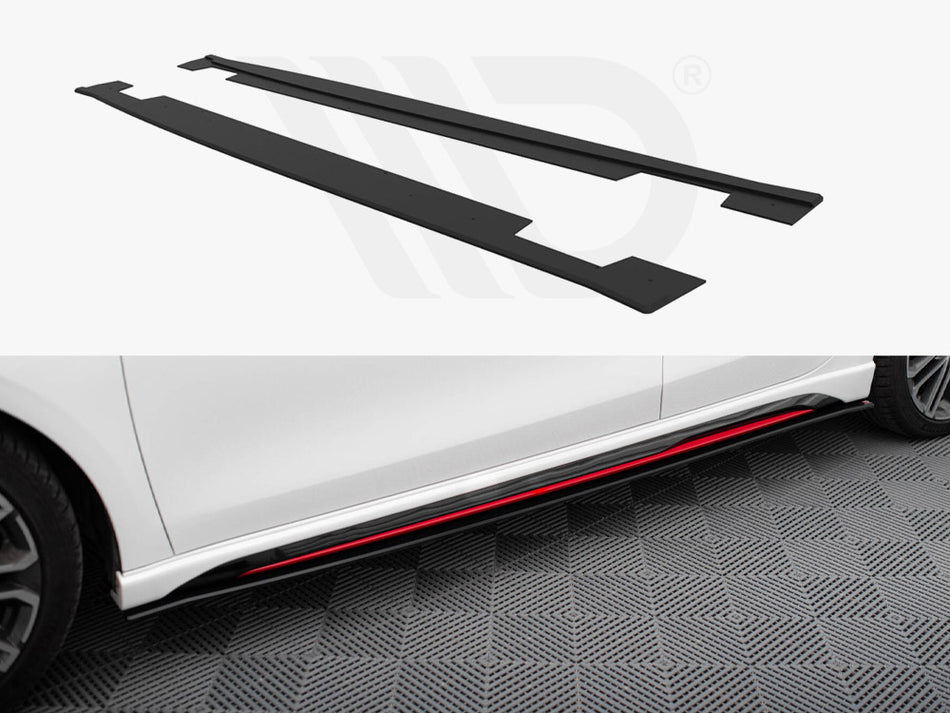MAXTON DESIGN Street PRO Side Skirts Diffusers Kia Ceed GT Mk3 / Proceed Mk1