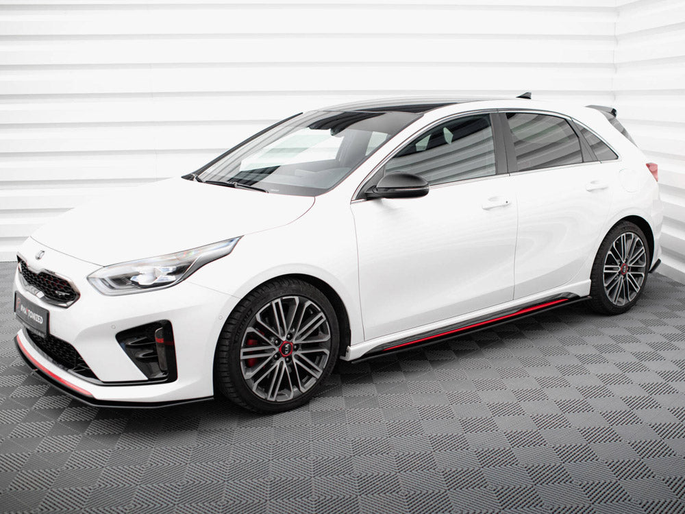 Maxton Design Street PRO Side Skirts Diffusers Kia Ceed GT Mk3 / Proceed Mk1 - KICE3GTCNC-SD1B - Image 2