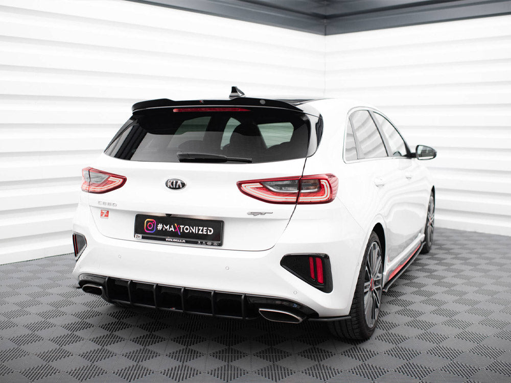 Maxton Design Street Pro Rear Side Splitters Kia Ceed GT Mk3 - KICE3GTCNC-RSD1B - Image 2