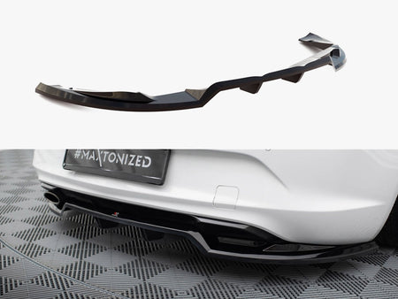 Maxton Design Central Rear Splitter (Vertical Bars) Opel Cascada - OP-CA-1-RD1G+RD2G - Image 1