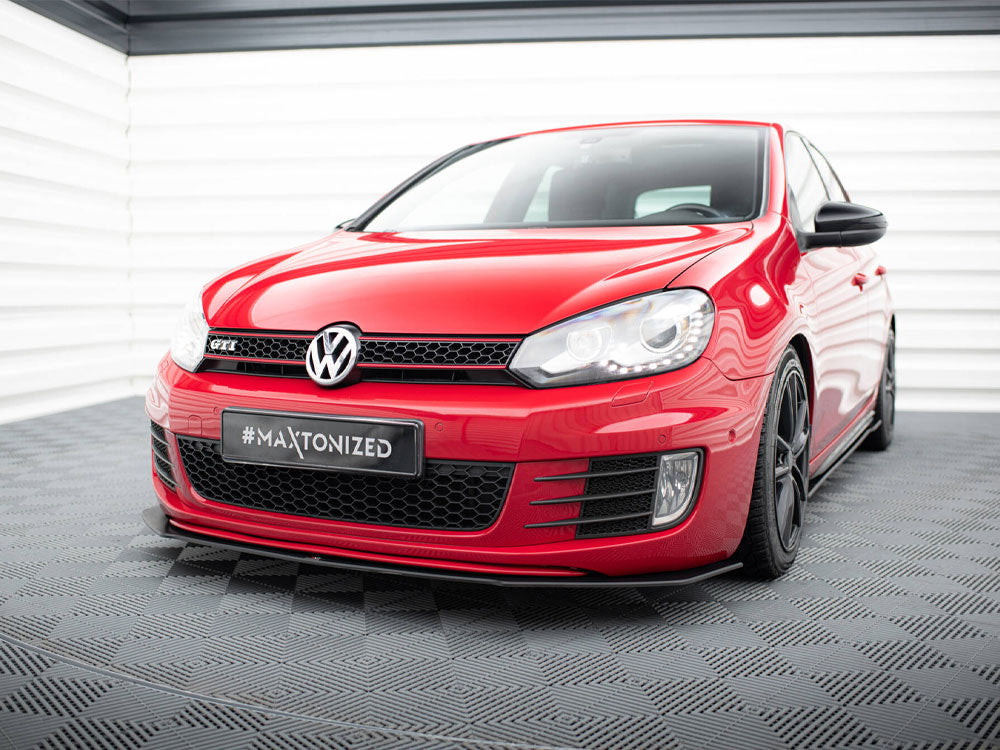 Maxton Design Street PRO Front Splitter V.3 VW Golf GTI Mk6 - VWGO6GTICNC-FD3B - Image 2