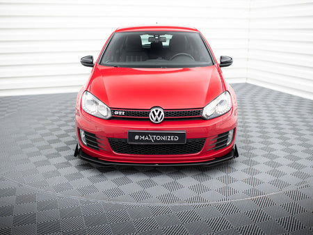 Maxton Design Street PRO Front Splitter V.3 + Flaps VW Golf GTI Mk6 - VWGO6GTICNC-FD3B+FSF1G - Image 3