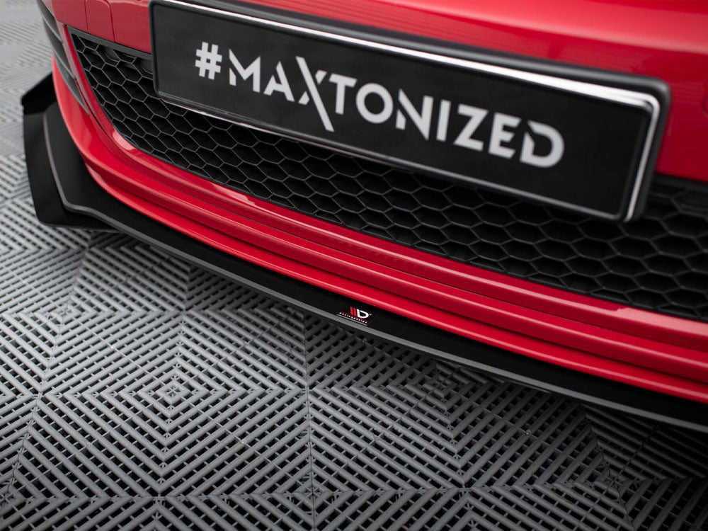 Street PRO Front Splitter V.3 + Flaps VW Golf GTI Mk6