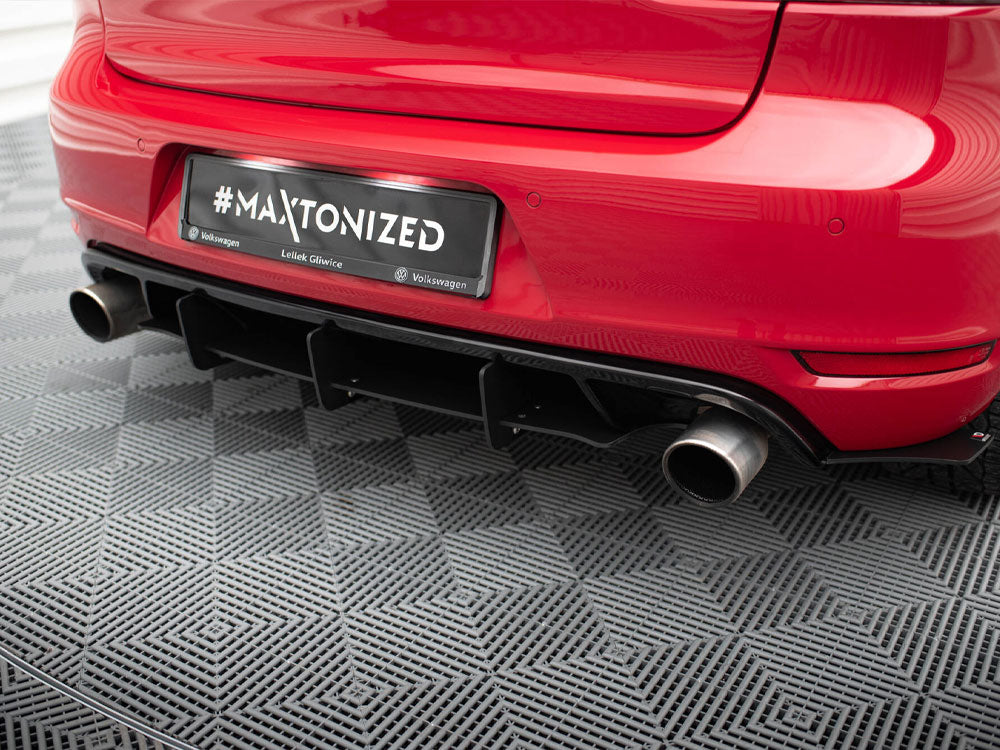 Maxton Design Rear Diffuser &amp; Rear Side Splitters VW Golf Mk6 GTI / 35TH - VW-GO-6-GTI-CNC-RS1A - Image 4
