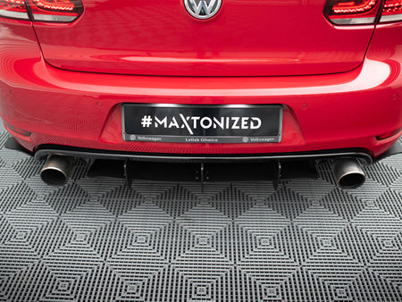 Rear Diffuser &amp; Rear Side Splitters VW Golf Mk6 GTI / 35TH