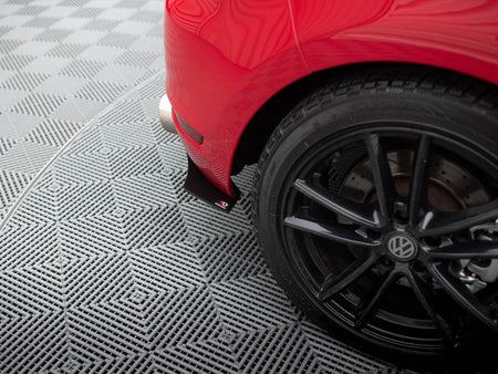Rear Diffuser &amp; Rear Side Splitters VW Golf Mk6 GTI / 35TH