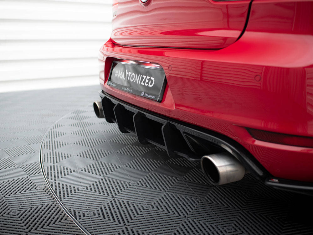 Maxton Design Street PRO Rear Diffuser V.2 VW Golf GTI Mk6 - VWGO6GTICNC-RS2B - Image 4