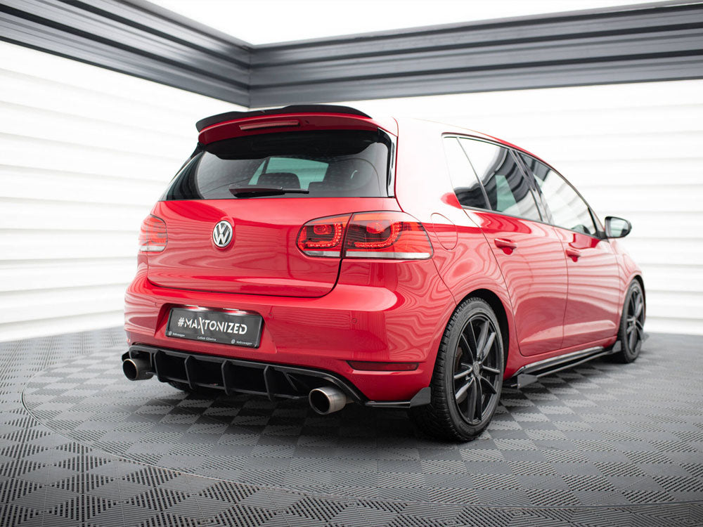 Maxton Design Street PRO Rear Side Splitters + Flaps VW Golf GTI Mk6 - VWGO6GTICNC-RSD1B+RSF1G - Image 2