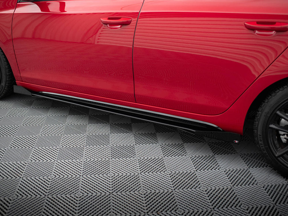 Maxton Design Street PRO Side Skirts Diffusers + Flaps VW Golf GTI Mk6 - VWGO6GTICNC-SD1B+SRF1G - Image 4