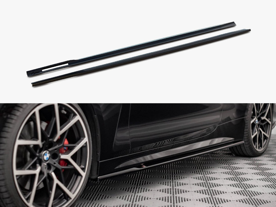 Maxton Design Side Skirts Diffusers V.1 BMW 4 M-Pack / M440i G22 / G23 / G22 Facelift / G23 Facelift - BM-4-G22-MPACK-SD1G - Image 1