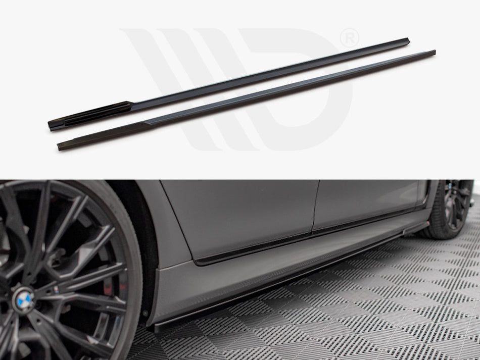 MAXTON DESIGN Side Skirts Diffusers V.1 BMW 7 M-Pack G11