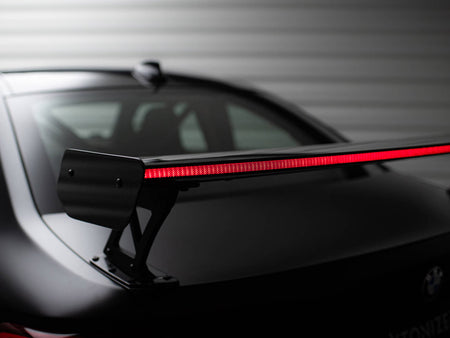 Maxton Design Carbon Spoiler With External Brackets Uprights + LED BMW M2 F87 - CF-BM-M2-F87-WING5-EXT-245-P+LED - Image 18