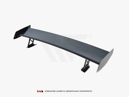 Carbon Spoiler With External Brackets Uprights + LED BMW M2 F87