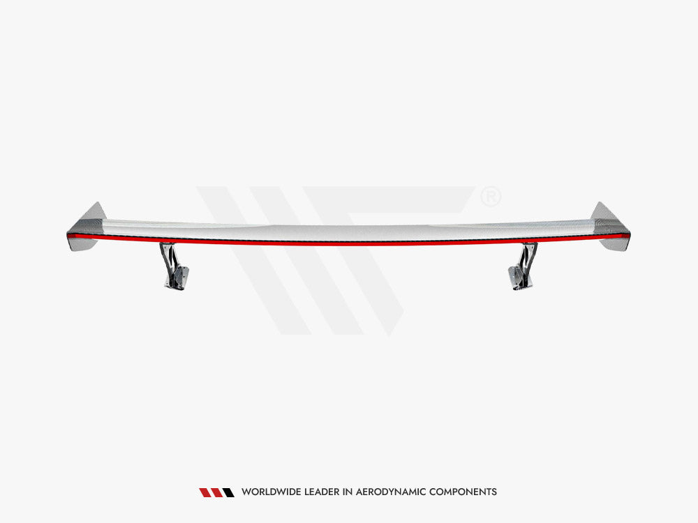 Maxton Design Carbon Spoiler With External Brackets Uprights + LED BMW M2 F87 - CF-BM-M2-F87-WING5-EXT-245-P+LED - Image 23