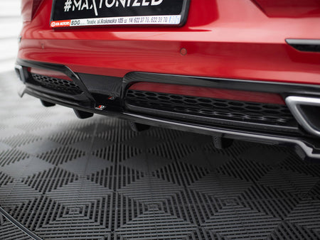 Maxton Design Central Rear Splitter (Vertical Bars) Kia ProCeed GT-Line Mk1 - KI-CE-3F-PRO-GTLINE-RD1G+RD2G - Image 6