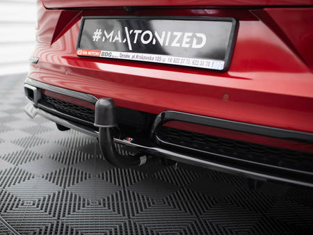 Maxton Design Central Rear Splitter (Vertical Bars) Kia ProCeed GT-Line Mk1 - KI-CE-3F-PRO-GTLINE-RD1G+RD2G - Image 7