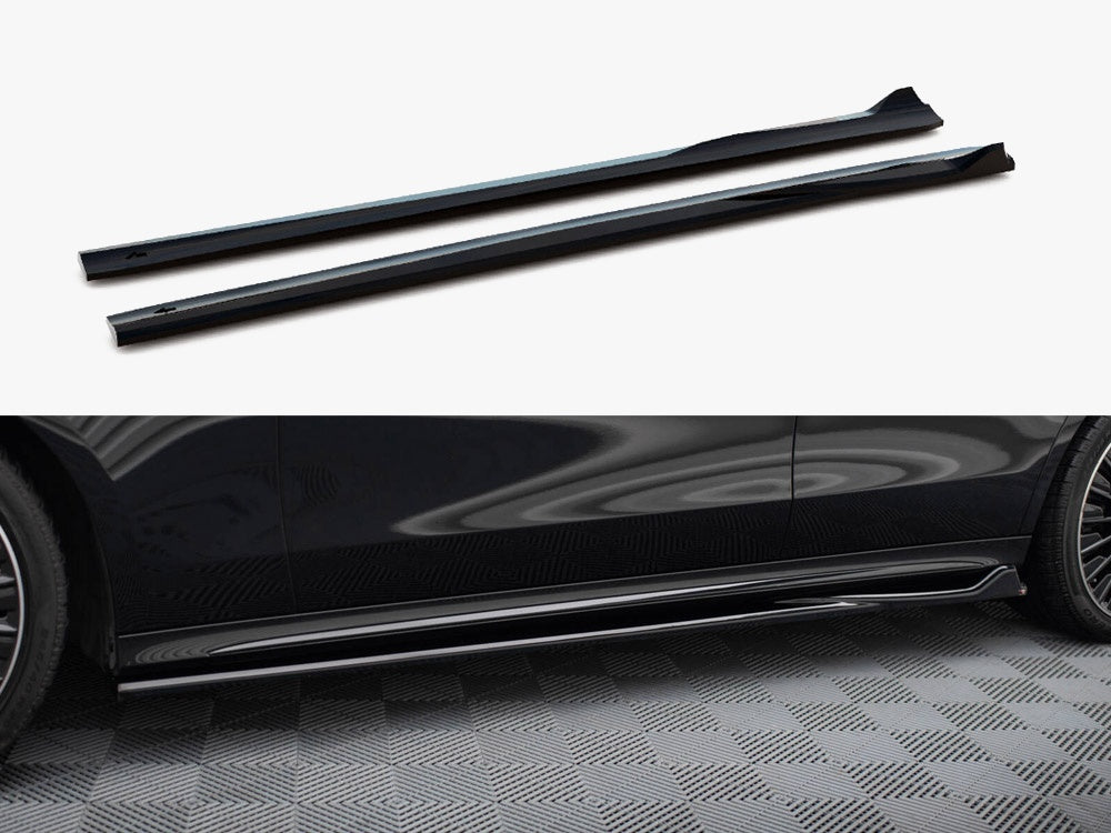 Maxton Design Side Skirts Diffusers Mercedes-Benz E AMG-Line W214 - ME-E-214-AMGLINE-SD1G - Image 1