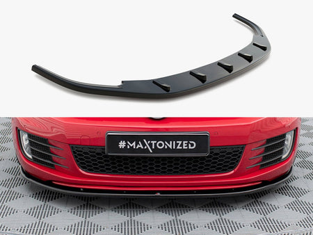 Maxton Design Front Splitter V.2 VW Golf Mk6 GTI - VW-GO-6-GTI-FD2G - Image 1
