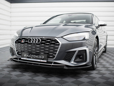 Maxton Design Front Splitter V.2 Audi S5 / A5 S-Line F5 Facelift - AU-S5-2F-FD2G - Image 2