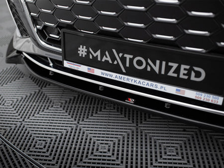 Maxton Design Front Splitter V.2 Audi S5 / A5 S-Line F5 Facelift - AU-S5-2F-FD2G - Image 4