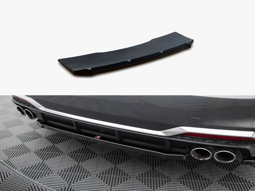 Maxton Design Central Rear Splitter S5 Sportback / Coupe F5 Facelift - AU-S5-2F-SB-RD1G - Image 1