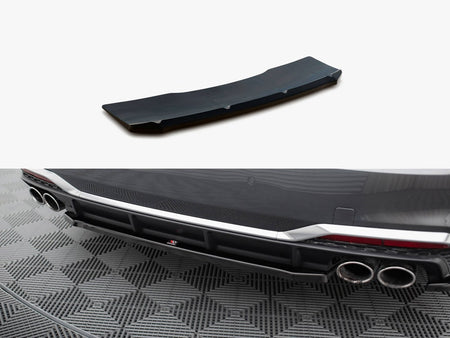 Maxton Design Central Rear Splitter S5 Sportback / Coupe F5 Facelift - AU-S5-2F-SB-RD1G - Image 1