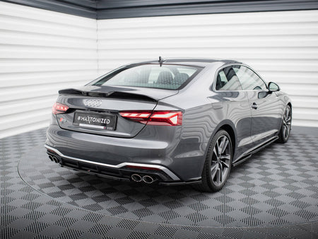 Maxton Design Central Rear Splitter S5 Sportback / Coupe F5 Facelift - AU-S5-2F-SB-RD1G - Image 2