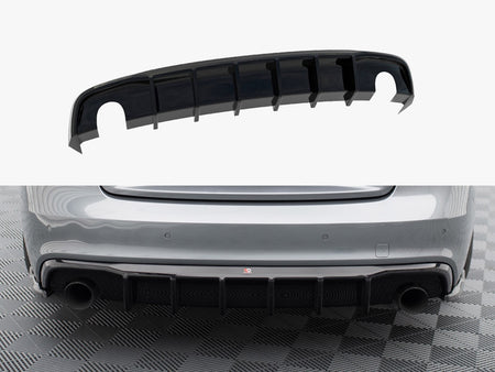 Maxton Design Rear Valance Audi A5 S-Line Coupe / Sportback 8T Facelift (Version with single exhausts on both sides) - AU-S5-1F-RS1GO_O - Image 1