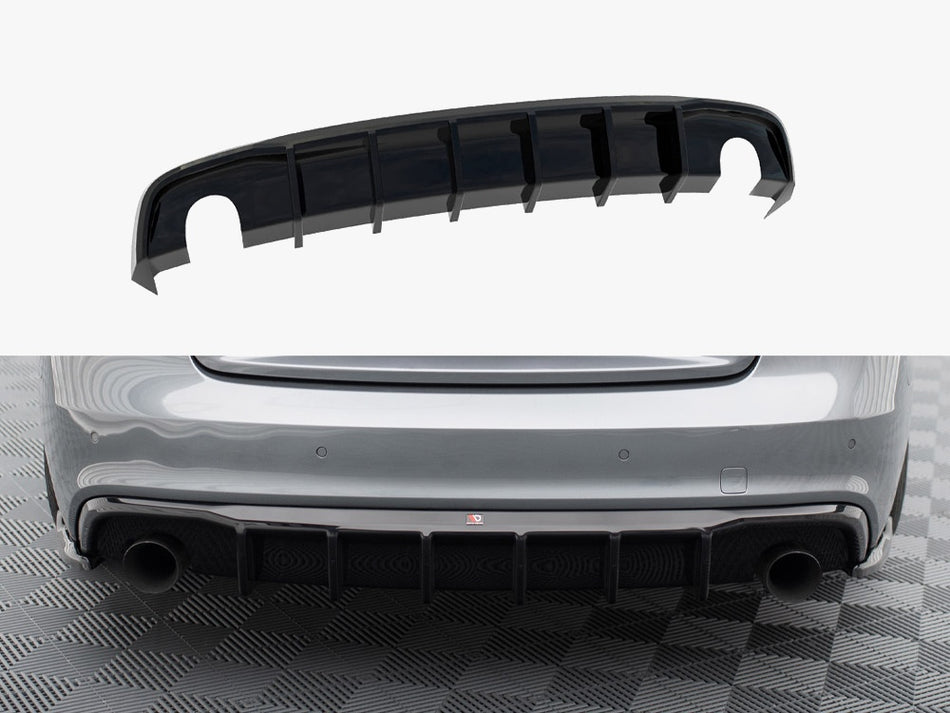 Maxton Design Rear Valance Audi A5 S-Line Coupe / Sportback 8T Facelift (Version with single exhausts on both sides) - AU-S5-1F-RS1GO_O - Image 1