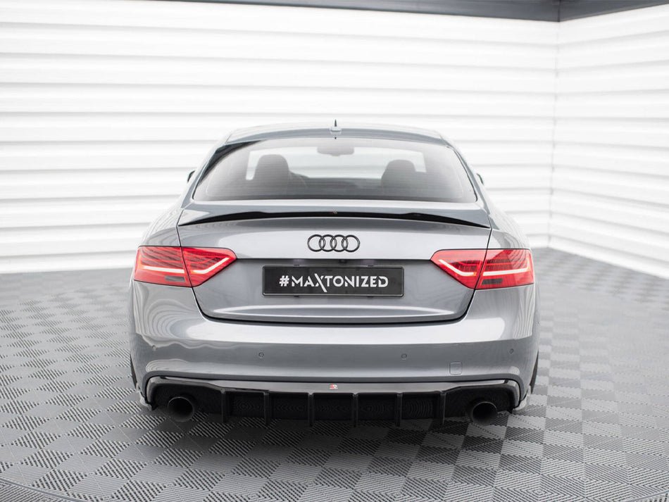 Maxton Design Rear Valance Audi A5 S-Line Coupe / Sportback 8T Facelift (Version with single exhausts on both sides) - AU-S5-1F-RS1GO_O - Image 2