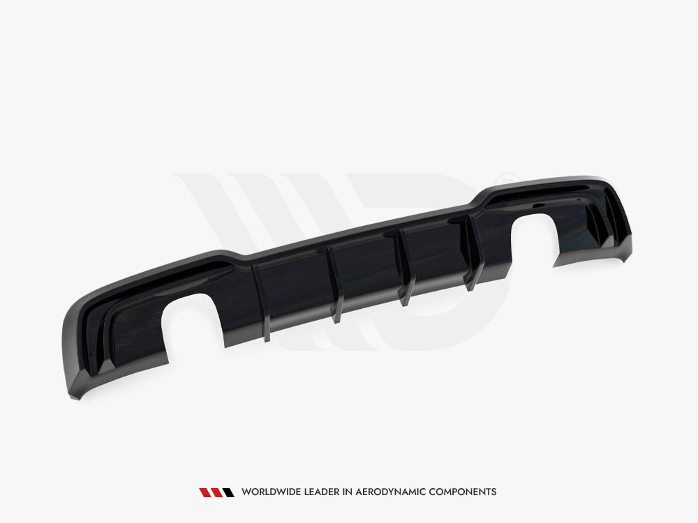 Maxton Design Rear Valance Audi A3 S-Line Sportback 8V Facelift (Version with single exhausts on both sides) - AU-S3-3F-SB-RS1GO_O - Image 4