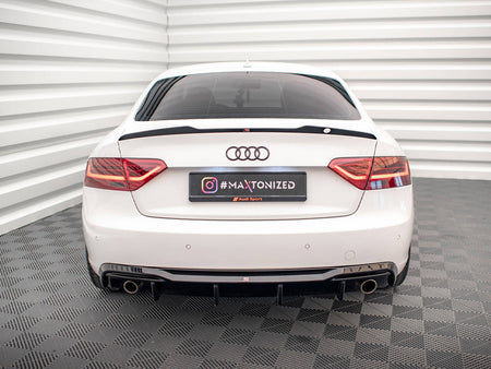 Maxton Design Rear Valance Audi A5 8T Facelift (Version with single exhausts on both sides) - AU-A5-1F-RS1GO_O - Image 2