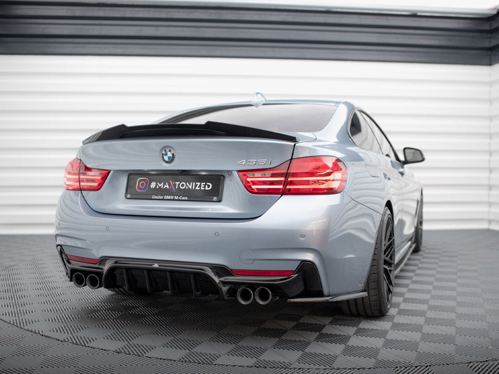 Maxton Design Rear Valance BMW 4 Coupe / Gran Coupe / Cabrio M-Pack F32 / F36 / F33 (Version with dual exhausts on both sides) - BM-4-F32-MPACK-RS1GOO_OO - Image 2