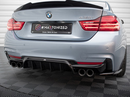 Maxton Design Rear Valance BMW 4 Coupe / Gran Coupe / Cabrio M-Pack F32 / F36 / F33 (Version with dual exhausts on both sides) - BM-4-F32-MPACK-RS1GOO_OO - Image 3