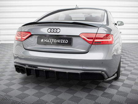 Maxton Design Rear Valance Audi A5 S-Line Coupe / Sportback / Cabrio 8T Facelift (Single side dual exhaust version) - AU-S5-1F-RS1GOO_ - Image 3