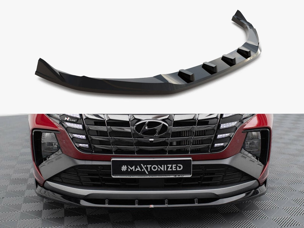 Maxton Design Front Splitter V.1 Hyundai Tucson N-Line Mk4 - HY-TU-4-NLINE-FD1G - Image 1