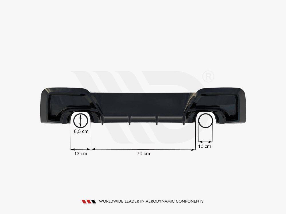 Maxton Design Rear Valance BMW M135I F20 / F21 (2011-2015) - BM-1-F20-M-RS1GO__O - Image 6